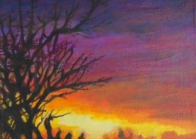 Anita Rodriguez | Painting with Purple Sky | Paducah Creative & Cultural Council