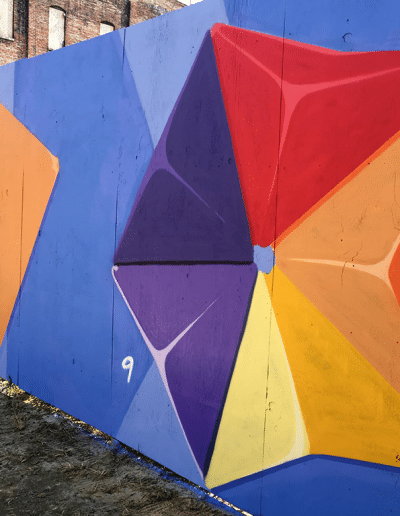 K. Resge | Origami Mural | Downtown Paducah