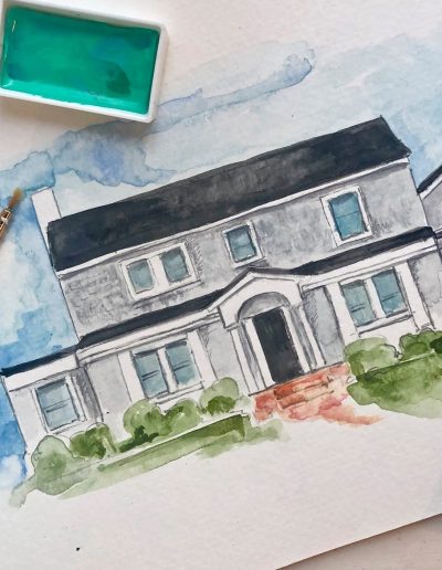 Watercolor House Painting | MAKE | Paducah Creative & Cultural Council