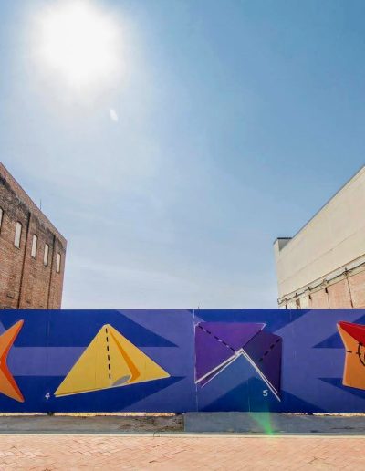 Origami Mural by Toney Little | Paducah Creative City | Paducah Creative & Cultural Council